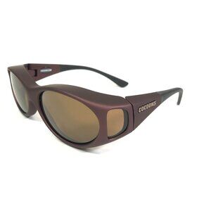 Cocoons Sunglasses Flex2Fit C609A Matte Sparkly Purple w Brown Polarized Lenses